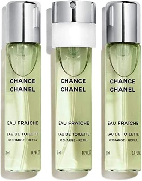 chanel chance twist and spray eau de toilette 3x20ml|Chanel chance refill only.